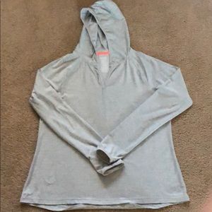 Danskin Hoodie Shirt, grey,Sz Lg